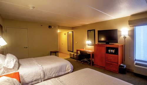 Habitación, 2 camas de matrimonio, accesible para personas con discapacidad, no fumadores