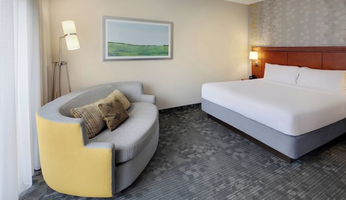 Habitación, 1 cama de matrimonio grande con sofá cama