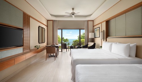 Habitación familiar, vistas al jardín