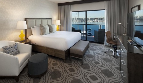 Habitación Deluxe, 1 cama de matrimonio grande, balcón, vistas al puerto deportivo