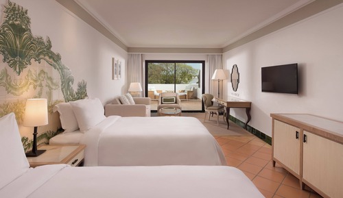 Habitación Grand, 2 camas individuales, no fumadores, vistas al complejo turístico (Balcony)