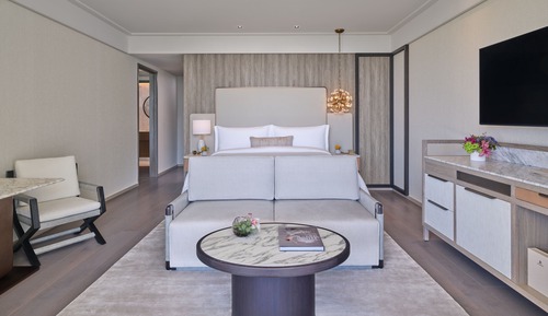 Habitación, 1 cama de matrimonio grande con sofá cama, no fumadores, vistas al mar
