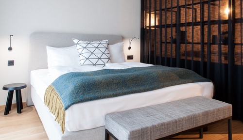 Habitación Deluxe, 1 cama doble con sofá cama, baño privado