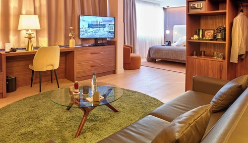 Suite junior, 1 cama de matrimonio grande, no fumadores (Larger Room;with Sofabed)