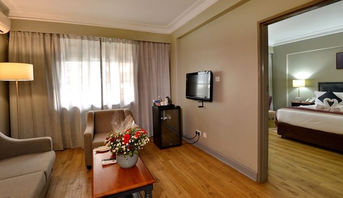 Suite, 1 cama doble, vistas a la ciudad