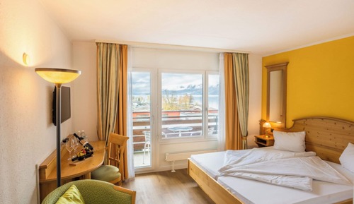 Habitación doble, balcón, vistas al lago