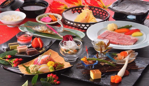 Japanese Western Room (Half Board Plan with Wagyu 100g Dinner)