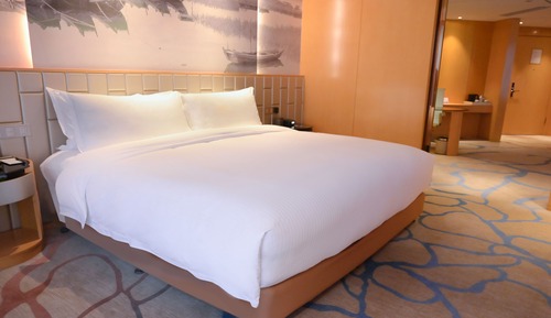 Suite Deluxe, 1 cama de matrimonio grande, Acceso al salón del club, vistas al río