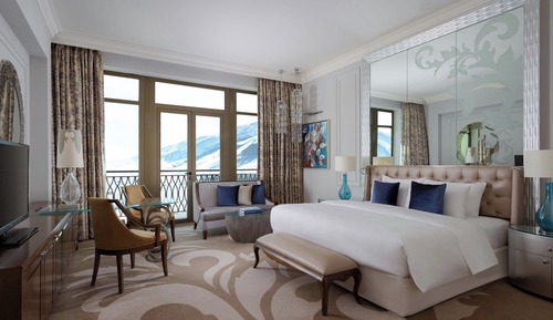Habitación Deluxe, 1 cama doble, balcón, vistas a la montaña