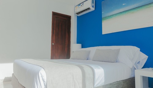 Habitación superior, 1 cama de matrimonio grande, vistas al mar