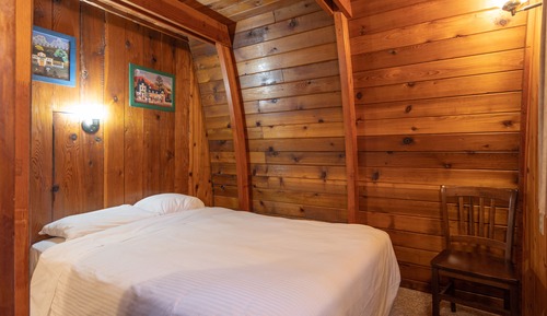 Chalet, varias camas, vistas al lago