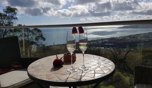 Ático de lujo, 1 cama de matrimonio grande, vistas a la bahía, mirando al mar