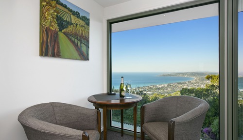 Suite de lujo, 1 cama de matrimonio grande, vistas a la bahía, mirando al mar