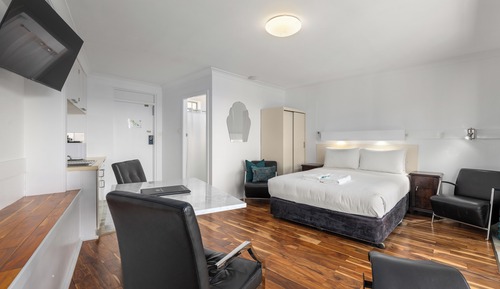 Habitación superior, vistas al río