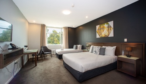Habitación, vistas al parque