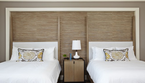 Habitación Deluxe, 2 camas de matrimonio, balcón, vistas al jardín