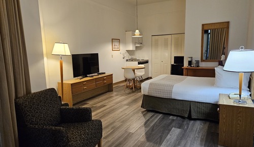 Habitación individual clásica, 1 cama de matrimonio, cocina básica (Pet Friendly Room)