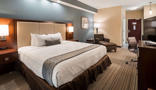 Habitación estándar, 1 cama de matrimonio grande, no fumadores, frigorífico y microondas