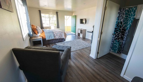 Deluxe 1 King, Downstairs (Dog-Friendly)