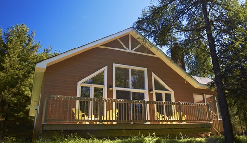 Chalet, 2 habitaciones, chimenea, junto al lago (Le Phare)