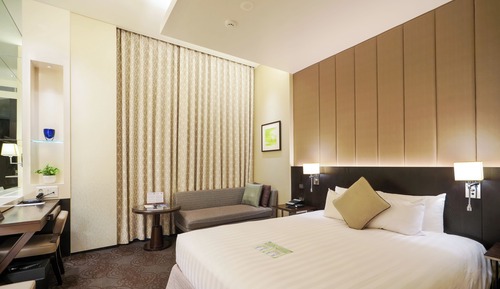 Habitación ejecutiva doble, 1 cama de matrimonio, vistas a la ciudad
