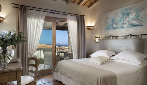 Habitación Deluxe, balcón, vistas parciales al mar
