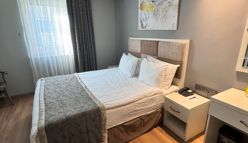 Habitación económica con 2 camas individuales, 1 cama doble