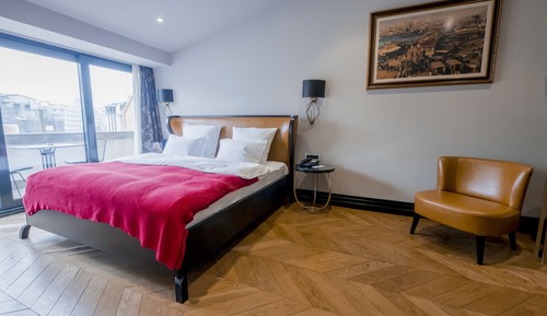 Superior Double Room with Balcony and Galata Tower view