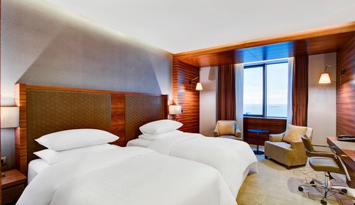 Habitación Club, 2 camas individuales, vistas al mar