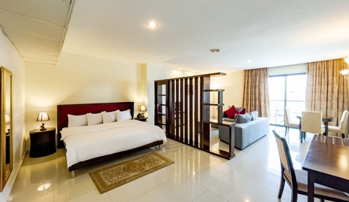 Habitación con 1 cama doble o 2 individuales
