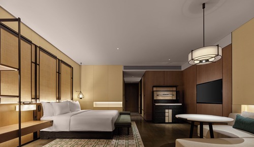 Habitación superior, 1 cama de matrimonio grande, balcón (Hillside View)