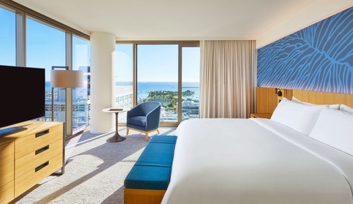Habitación Premier, 1 cama de matrimonio grande, no fumadores, vistas al mar