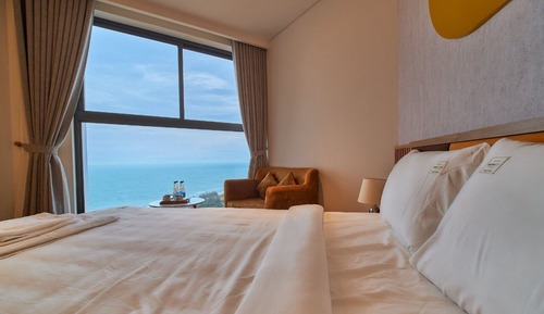 Habitación cuádruple Premier, vistas al mar
