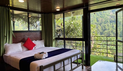 Casa Conforten un árbol, 1 cama de matrimonio grande