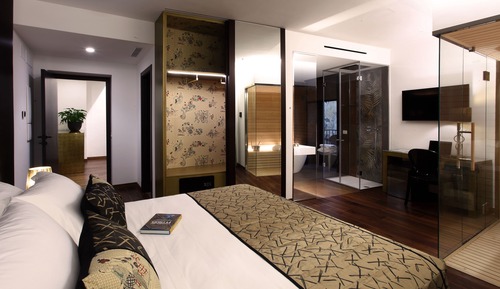 Suite ejecutiva, sauna