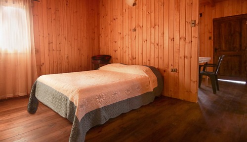 Cabaña de luna de miel, 1 cama doble, baño privado, vistas al jardín