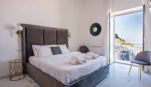 Habitación de lujo, balcón, vistas al mar
