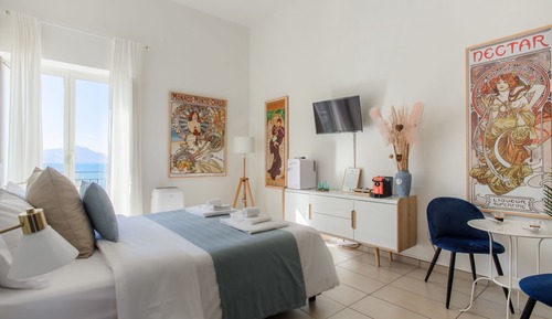 Habitación de lujo doble, balcón, vistas al mar