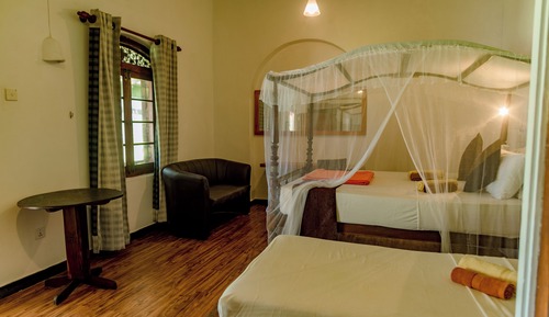 Habitación triple Deluxe, vistas al mar, planta baja