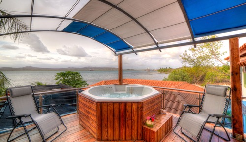 Villa Deluxe, 1 habitación, bañera de hidromasaje, vistas a la bahía