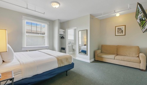 Habitación Deluxe, 1 cama de matrimonio grande con sofá cama
