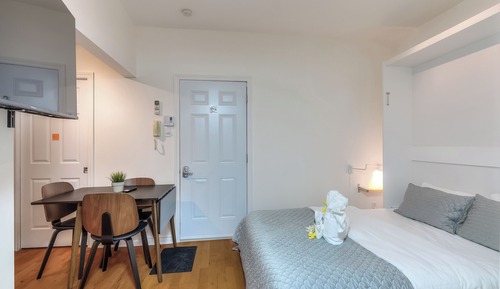 Apartamento, vistas al jardín