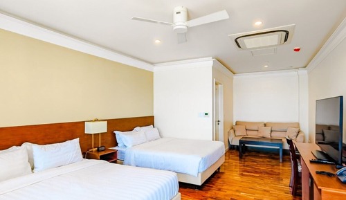 Superior Deluxe Room, 2 Queen Beds, Non Smoking, Beach View