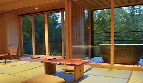 Habitación, no fumadores, baño privado (Japanese Style Open-air-bath, Bamboo)