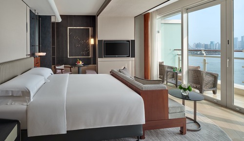 Habitación Premium, accesible para personas con discapacidad, Acceso al salón del club (Sea View)