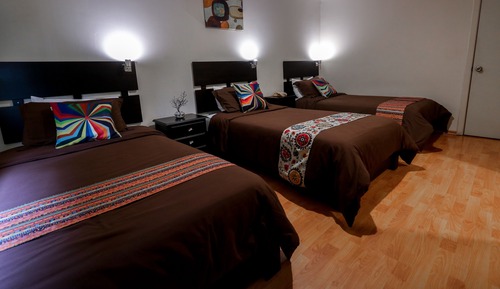 Habitación triple Elite, baño privado, vistas al río