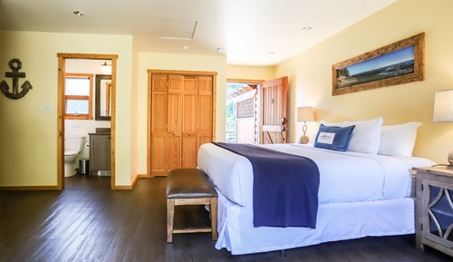 Estudio, 1 cama de matrimonio grande, vistas al jardín