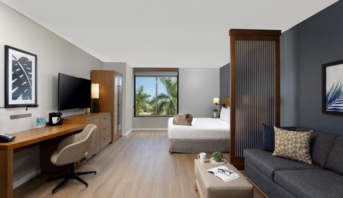 Suite, 1 cama de matrimonio grande con sofá cama, accesible para personas con discapacidad (Shower)