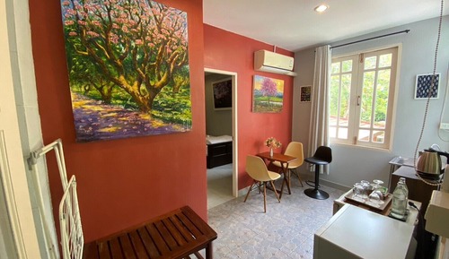 Family connecting room with balcony