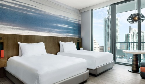 Habitación, 2 camas dobles